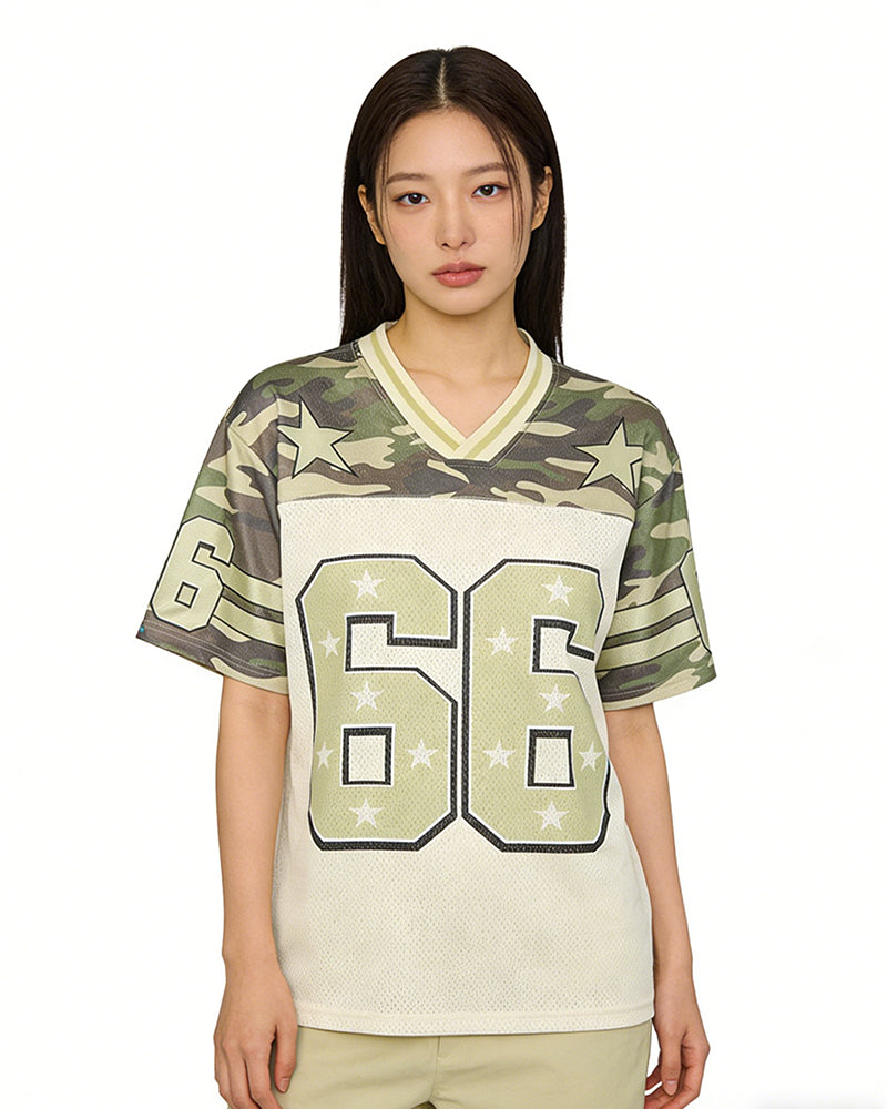 Retro sports short sleeves