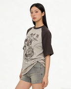 Retro Casual Versatile Short Sleeve