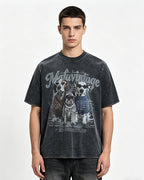 Retro casual short-sleeved shirt