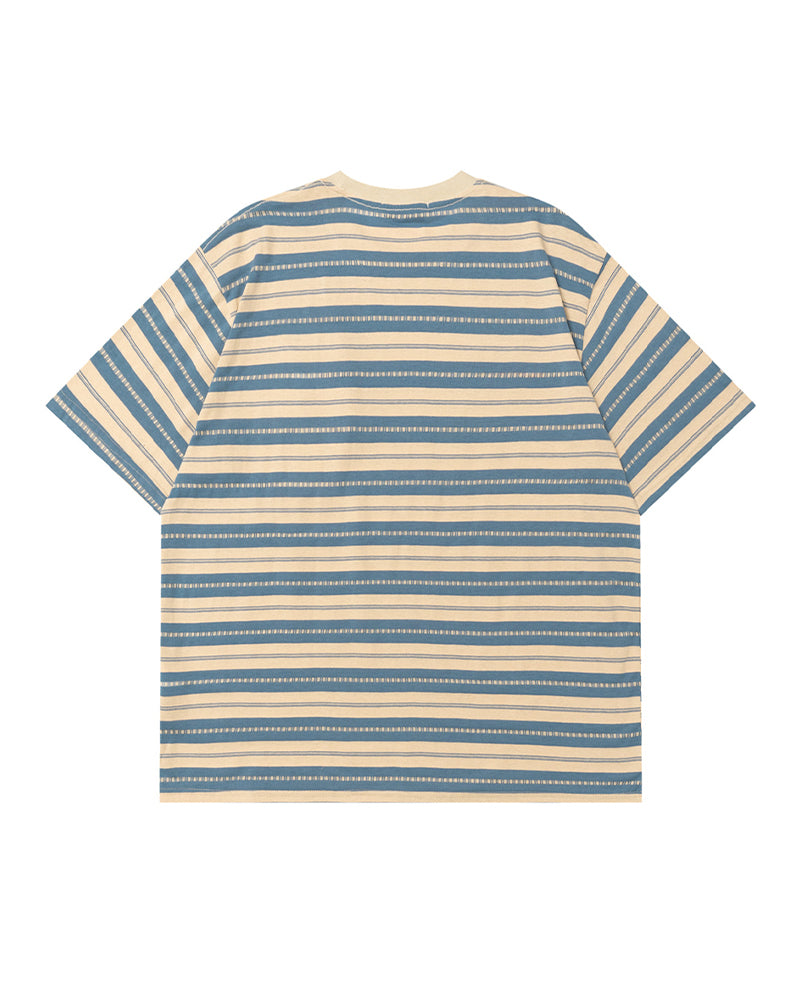 Retro cartoon striped short sleeves