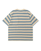 Retro cartoon striped short sleeves