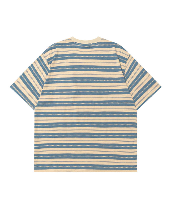 Retro cartoon striped short sleeves Main Image