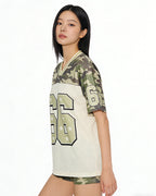 Retro sports short sleeves