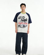Casual Colorblock Short-Sleeved Shirt