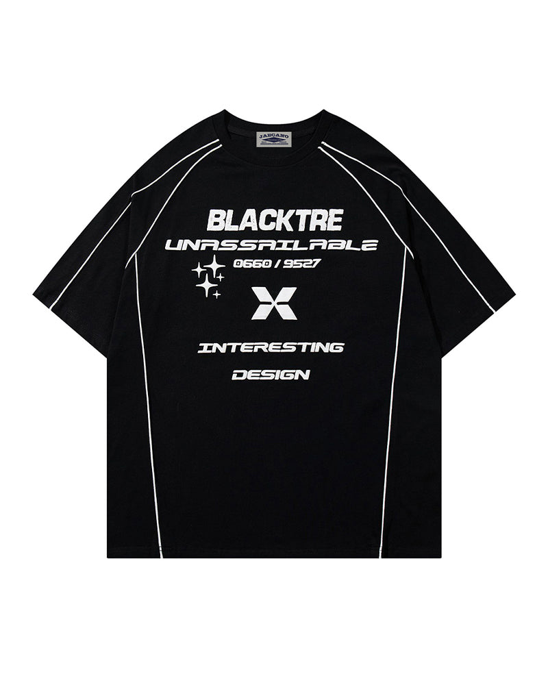 Retro crew neck short sleeves