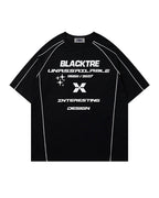 Retro crew neck short sleeves