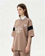 Digital Embroidered Short-Sleeve