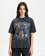 Retro casual short-sleeved shirt