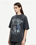 Retro casual short-sleeved shirt