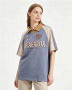 American retro raglan short sleeves