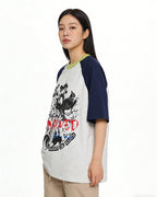 Casual Colorblock Short-Sleeved Shirt