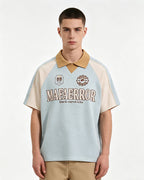 American retro raglan short sleeves