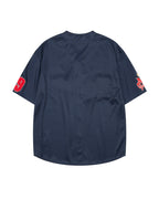 Retro baseball short-sleeved shirt