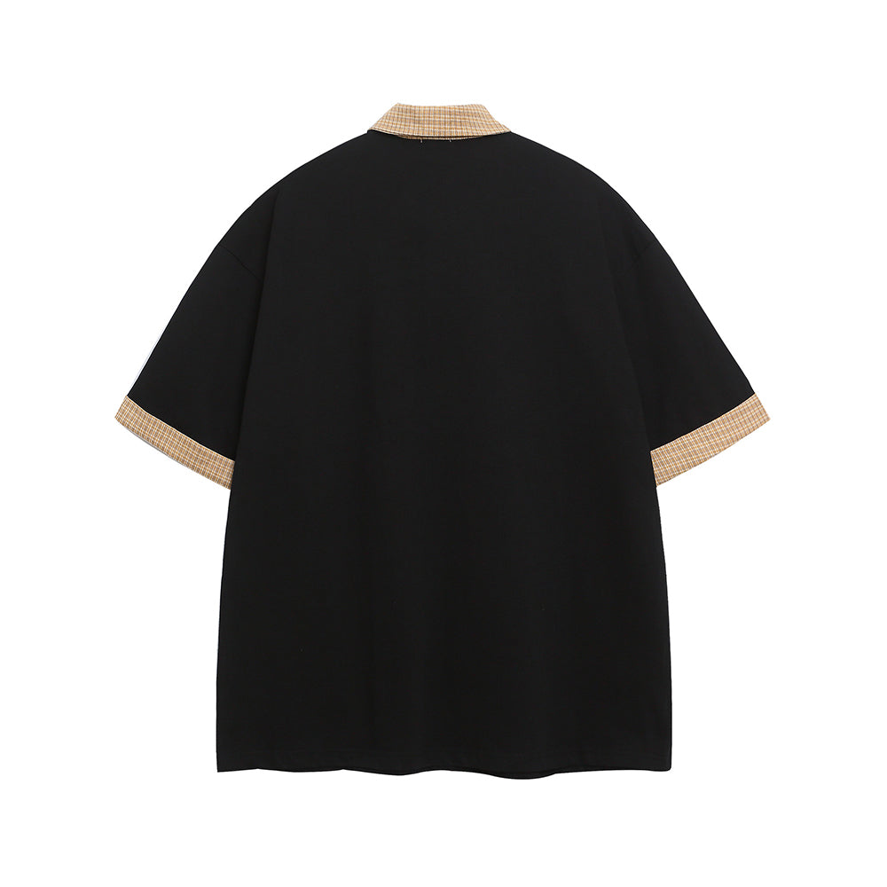 Retro simple Short-sleeved shirt