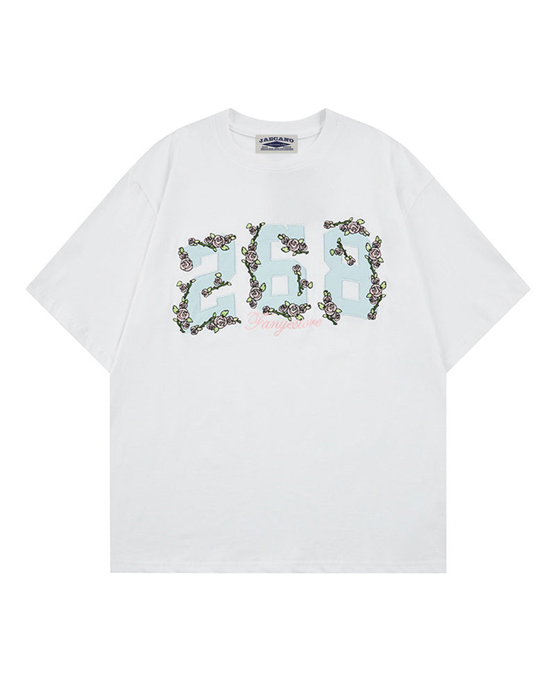 Creative Floral Short Sleeve