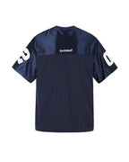 spliced sports short-sleeved shirt