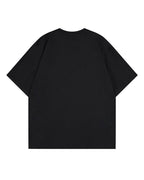 Contrast color short sleeves