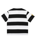 Embroidered Stripe Polo Shirt
