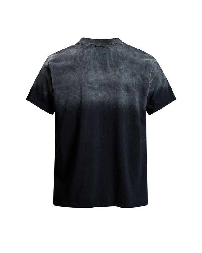 Distressed gradient short-sleeved T-shirt (women's) Main Image