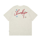 Retro loose versatile short sleeves