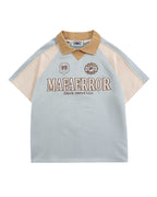 American retro raglan short sleeves