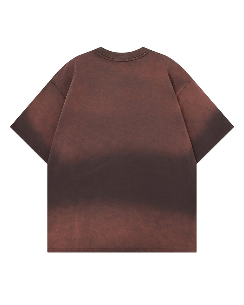 Distressed star short sleeve