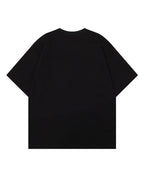 Retro letter short sleeves