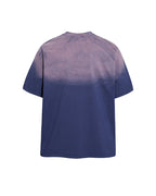 Gradient loose short-sleeved shirt