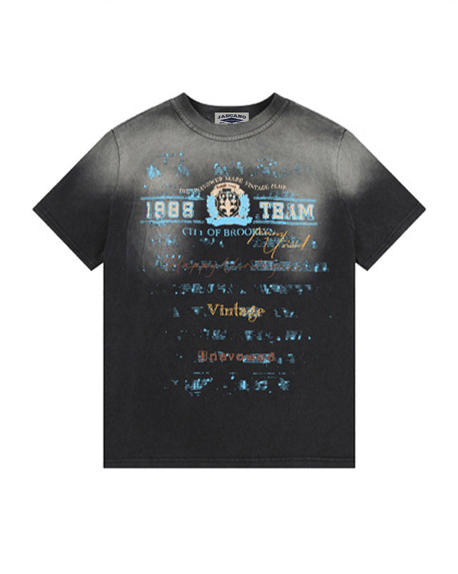 Washed Distressed Short-Sleeve T-Shirt (Women's) Main Image
