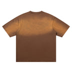 Washed short-sleeved shirt
