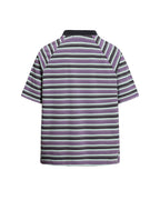 Retro striped short sleeves
