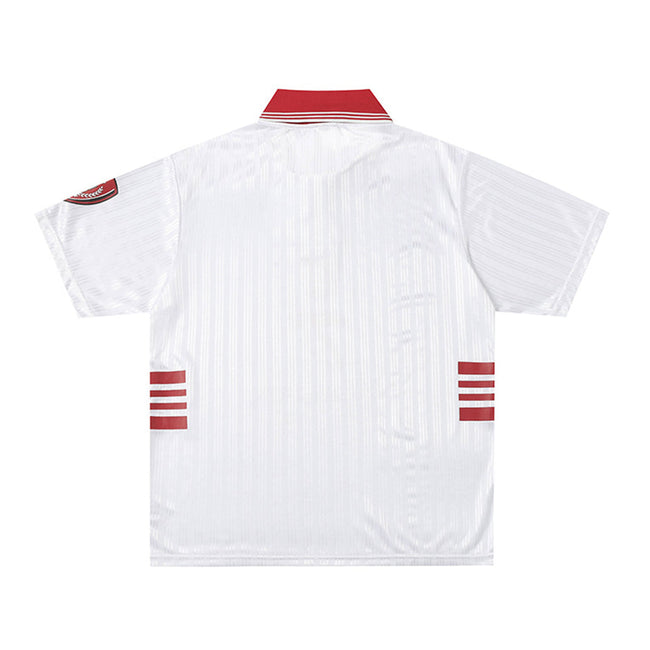 Retro contrast casual short sleeves Main Image