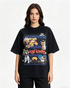 Retro fun print short sleeves