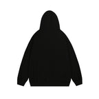 Floral embroidered sweatshirt hoodie