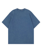 Collage Distressed Short-Sleeved T-shirt