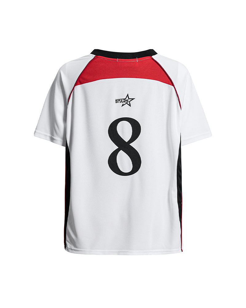 Color-blocked short-sleeved top (women's)