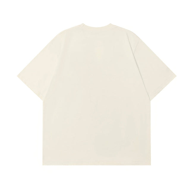 Retro letter print short sleeves Main Image