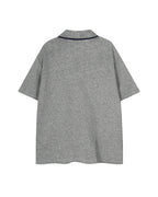 Color Block Casual Short Sleeve