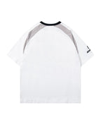 Sports style patchwork short sleeves