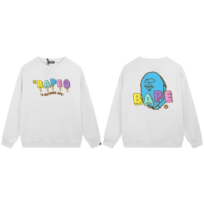 BAPE Color Logo Ape Head Crewneck Sweatshirt Hover Image