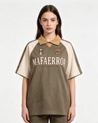 American retro raglan short sleeves