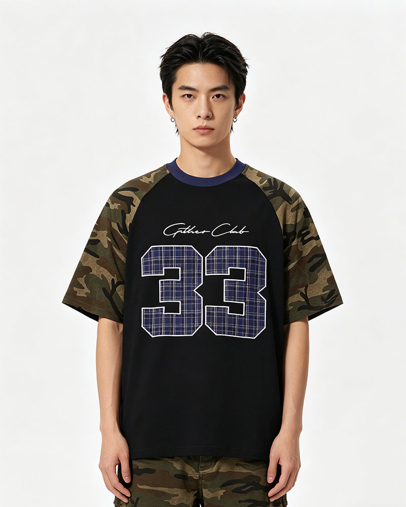Camouflage Casual Short-Sleeve