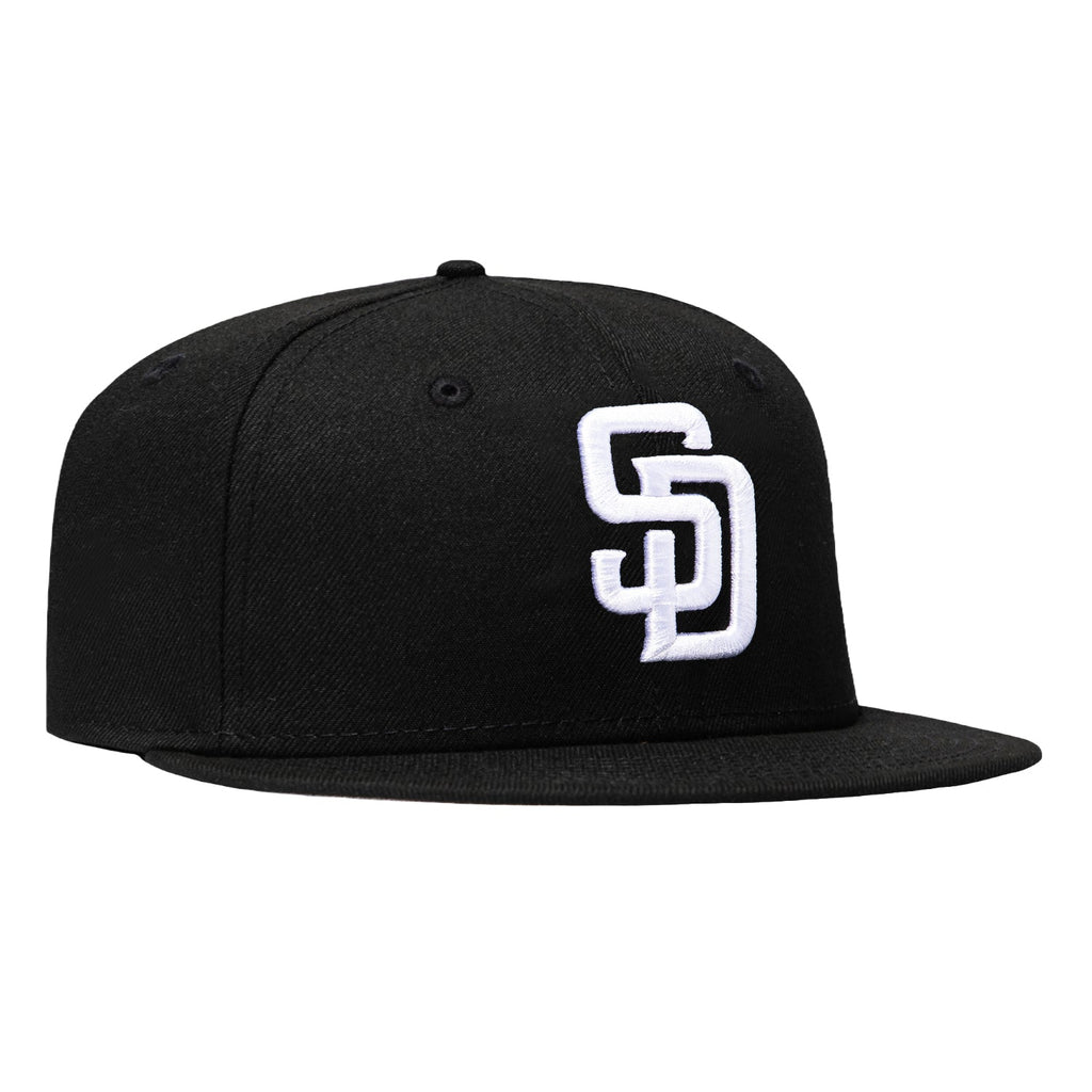 New Era 9Fifty MLB Basic San Diego Padres Snapback Hat - Black, White