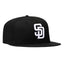 New Era 9Fifty MLB Basic San Diego Padres Snapback Hat - Black, White