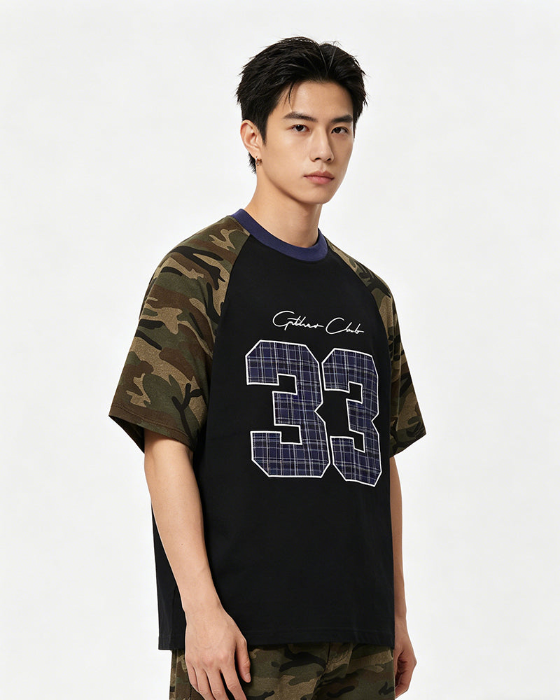 Camouflage Casual Short-Sleeve