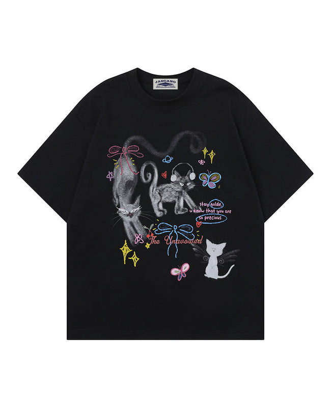 Retro casual short sleeves Main Image