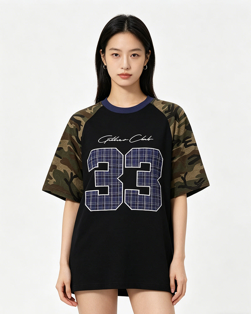 Camouflage Casual Short-Sleeve