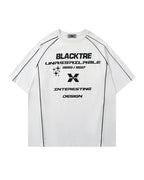 Retro crew neck short sleeves