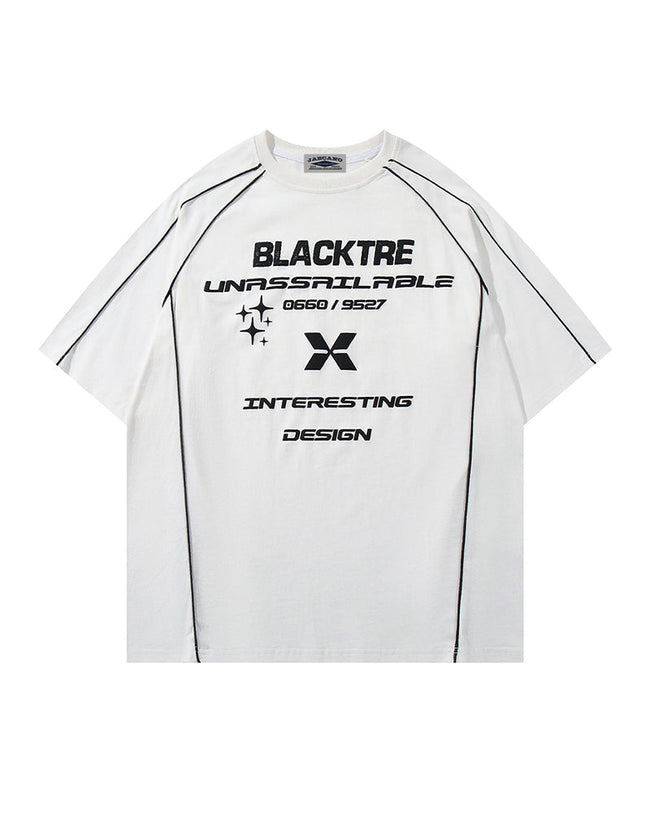 Retro crew neck short sleeves Hover Image