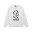 BAPE Grey Camo Ape Head Crewneck Sweatshirt White